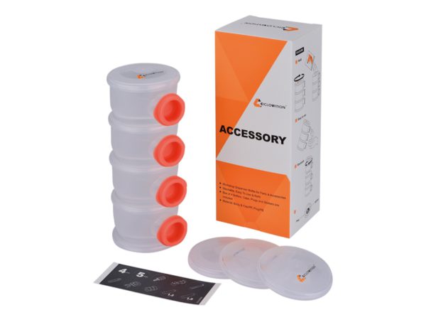 CICLOVATION WORKSHOP DISPENSER BOTTLE FOR PARTS & ACCESSORY. STACKABLE, EASY USE & REFILL.