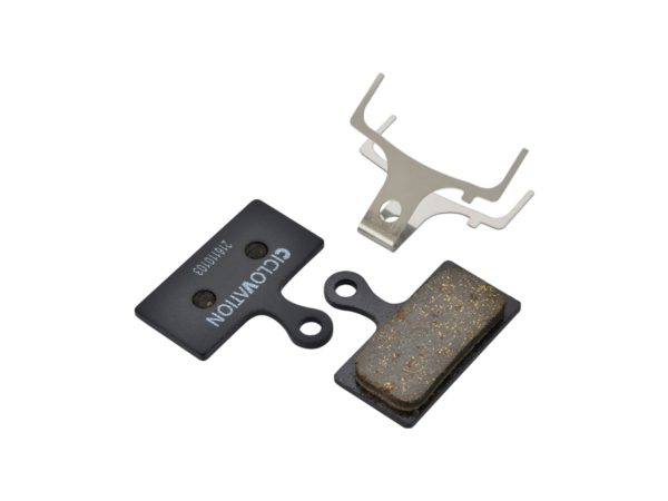 CICLOVATION DISC BRAKE PAD ORAGANIC/STEEL BACKPLATE. SHIMANO G02A/G02S-XTR/DEORE XT/SLX/DEORE/ALFINE