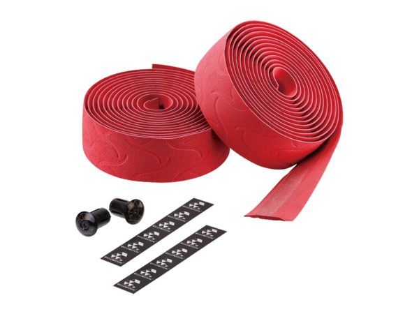 CICLOVATION BASIC BAR TAPE SUEDE TOUCH RED /TIRE PATTERN, RED
