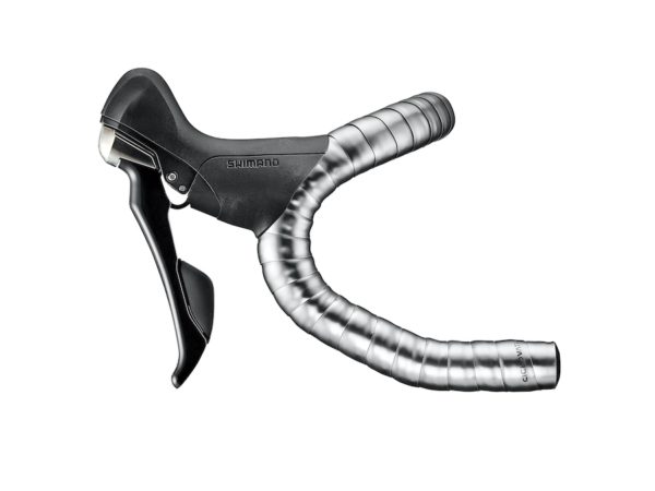 CICLOVATION ADVANCED BAR TAPE LEATHER TOUCH, VAPOR METALLIC PLATINUM