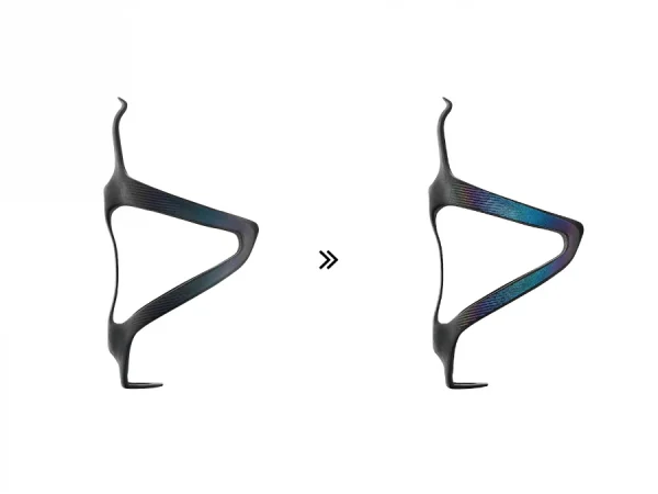 Ciclovation Premium Carbon Bottle Cage (Spectrum Reflective)