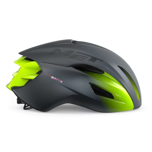 MET MANTA MIPS CE GRAY FLUO YELLOW | MATT GLOSSY