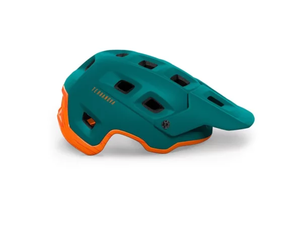 MET TERRANOVA CE ALPINE GREEN ORANGE MATT / GLOSSY