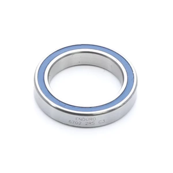 ENDURO 6702 2RS - ABEC-3 Radial Bearing (C3 Clearance) - 15mm x 21mm x 4mm