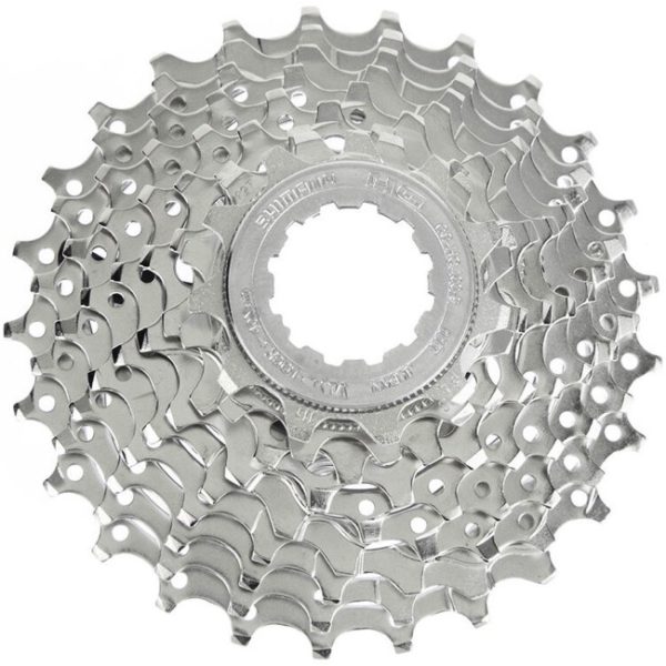 CASSETTE SPROCKET, CS-HG400 -9, 9-SPEED, 11-12-13-15-17-19-21-23 -25(G), PRE-ASSEMBLED ( GROOVED HOLDER), IND.PACK