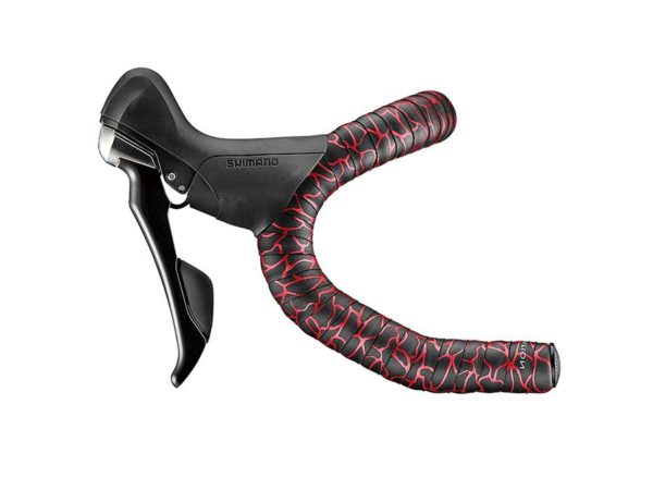 CICLOVATION ADVANCED BAR TAPE LEATHER TOUCH, MAGMA RED FLAME