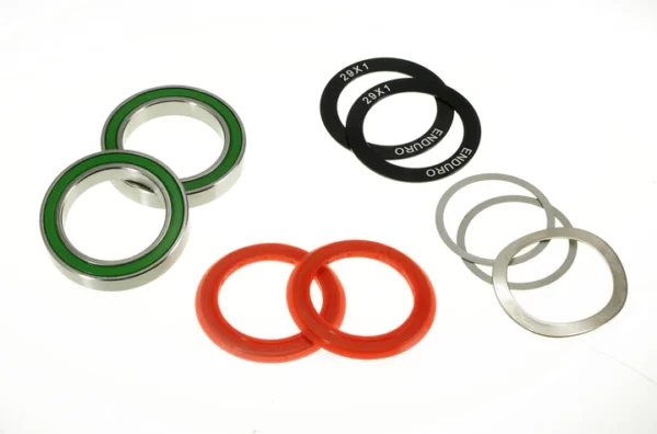ENDURO BKS-54117 - stainless steel, Angular Contact, Bottom Bracket Bearing Kit for SRAM DUB cranksets and BB30 framesets