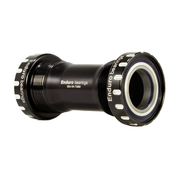 BSA Thread-In, Ceramic, XD15 Corsa, 45 Angular Contact, Bearing Bottom Bracket for 68mm BSA Threaded Framesets for Shimano 24mm Cranksets - Black