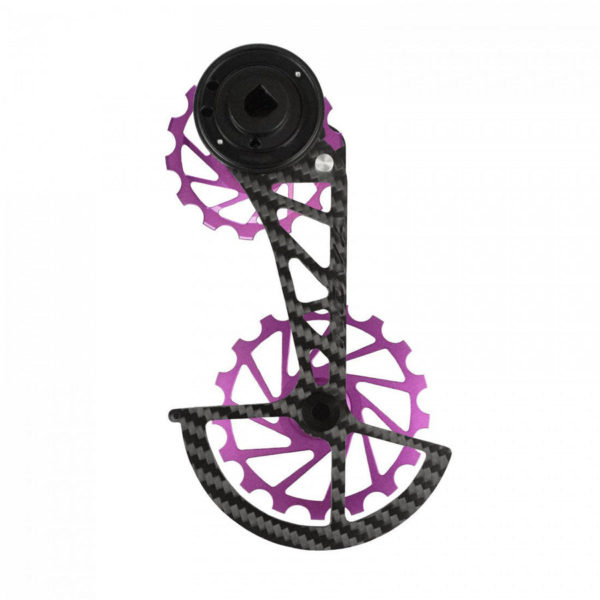 CARBON CERAMIC DERAILLEUR SRAM AXS RIVAL 12 SPEED Dérailleur carbone céramique SRAM AXS 12S RIVAL PURPLE