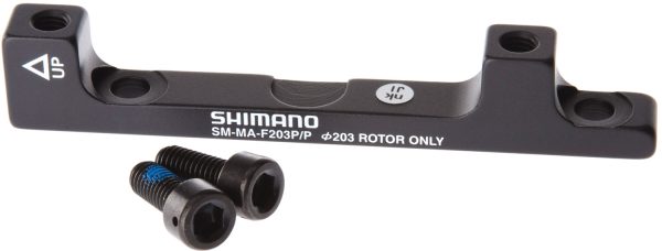 Shimano SM-MA-R203P/S IS Mount Disc Brake Adaptor (Black)