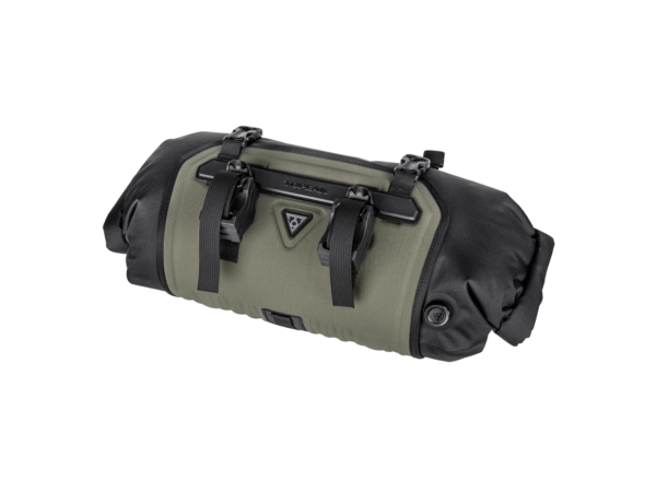 Topeak Front Loader, Handlebar Mount Bikepacking Bag, 8 Liter, GREEN Color