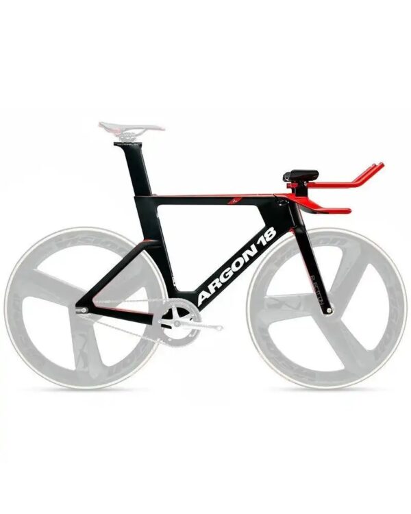 Argon 18 Electron Pro RIO Pursuit Frame Kit, Black Matte/Red Gloss