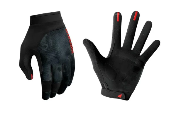 Bluegrass React Unisex Cycling Gloves (Black)