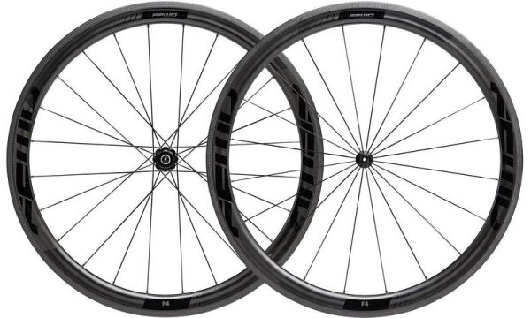 FFWD F4R FCC Carbon Tubeless Ready Rim Brake Wheel - Shimano (Matt Black)