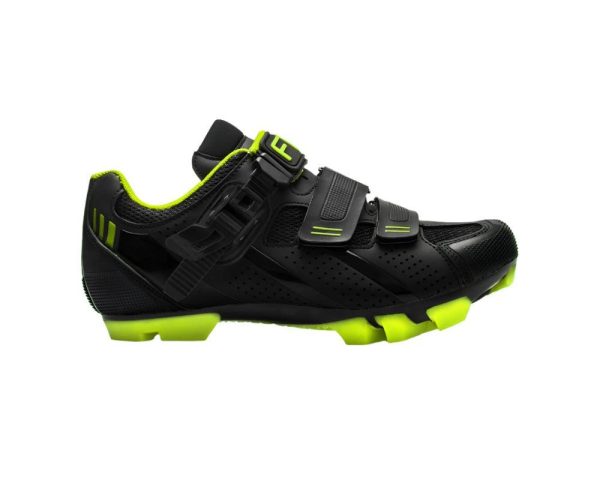 FLR F-65 MTB Cycling Shoe (Black/Neon Yellow)