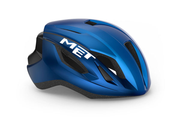 MET STRALE CE BLUE METALLIC | GLOSSY