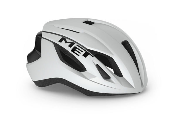 MET STRALE CE WHITE BLACK | MATT GLOSSY