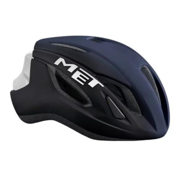 MET STRALE CE SHADED DEEP BLUE WH | MATT