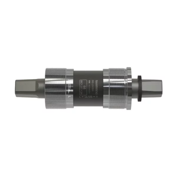 SHIMANO BOTTOM BRACKET, BB-UN300, SPINDLE:SQUARE TYPE, SHELL:BSA 68MM, SPINDLE:113MM(D-H), W/FIXING BOLT, IND.PACK