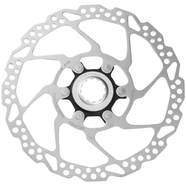 ROTOR FOR DISC BRAKE, SM-RT54, M 180MM, W/LOCK RING(INTERNAL SERRATION, BLACK), FOR RESIN PAD ONLY, IND.PACK