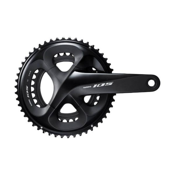 105 FRONT CHAINWHEEL FC-R7000 FOR REAR 11-SPEED, HOLLOWTECH 2, 172.5MM 52-36T W/O CG, W/O BB PARTS, BLACK