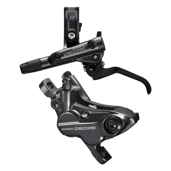 SHIMANO DEORE DISC BRAKE SET/J-KIT, BL-M6100R BR-M6100R W/O ADAPTER, RESIN PAD(W/O FIN), 1700MM HOSE(SM-BH90-SS BLACK), W/CONNECTER INSERT