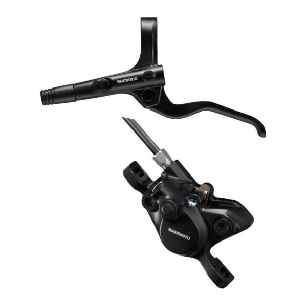 DISC BRAKE ASSEMBLED SET/J-kit,BL-MT401(R),BR-MT420(R),BLACK(BLACK LEVER), W/O ADAPTER, RESIN PAD(W/O FIN), 1700MM(SMBH90SS BLACK), W/CONNECTER INSERT, IND.PACK
