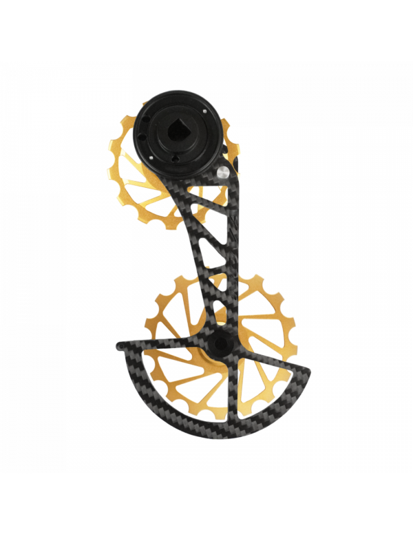 CARBON CERAMIC DERAILLEUR SRAM AXS RIVAL 12 SPEED Dérailleur carbone céramique SRAM AXS 12S RIVAL GOLD